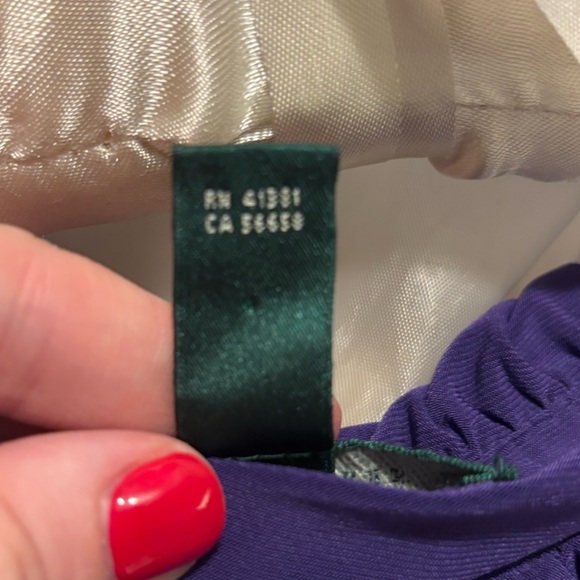 Lauren Ralph Lauren Purple Midi Dress - Picture 7 of 7